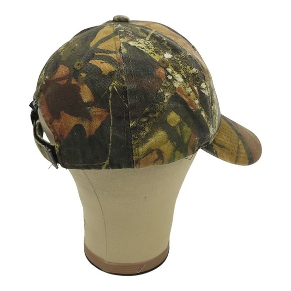 Yellawood Mossy Oak Camo Strapback Cap Trucker Baseball Hunter Hat Camouflage - Picture 11 of 12